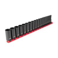 TEKTON SID91107 3/8 in. Drive Deep 6-Point Impact Socket Set, 19-Piece (6 mm - 24 mm)