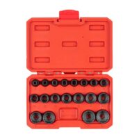TEKTON SID91306 3/8 in. Drive 12-Point Impact Socket Set, (19-Piece) (6 - 24 mm)