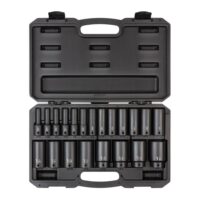 TEKTON SID92306 1/2 in. Drive Deep 6-Point Impact Socket Set, 21-Piece (5/16 in. -1-1/2 in.)
