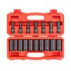 TEKTON SID92329 8 mm to 24 mm 1/2 in. Drive Deep 6-Point Impact Socket Set (17-Piece)