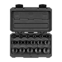 TEKTON SID92336 1/2 in. Drive 12-Point Impact Socket Set (17-Piece) (5/16 - 1-1/4 in.)