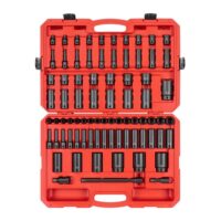 TEKTON SID92408 1/2 in. Drive 12-Point Impact Socket Set (78-Piece) (5/16 - 1-1/2 in., 8-39 mm)