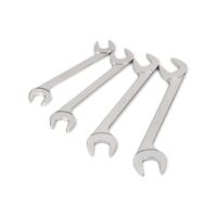 TEKTON WAE90201 24 mm to 32 mm Angle Head Open End Wrench Set (4-Piece)