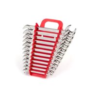 TEKTON WAE91201 8 mm to 19 mm Angle Head Open End Wrench Set (12-Piece)