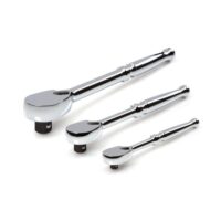 TEKTON SRH91001 1/4 in., 3/8 in., 1/2 in. Ratchet Set (3-Piece)