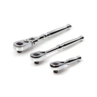 TEKTON SRH99107 1/4 in. Drive Quick-Release Ratchet Set (3-Piece)