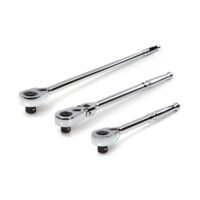 TEKTON SRH99113 1/2 in. Drive Quick-Release Ratchet Set (3-Piece)
