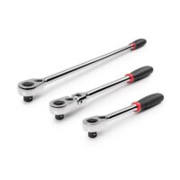 TEKTON SRH99118 1/2 in. Drive Quick-Release Comfort Grip Ratchet Set (3-Piece)
