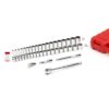 TEKTON SKT15201 3/8 in. Drive 6-Point Socket and Ratchet Set, 43-Piece (6-24 mm)