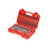TEKTON SKT15201 3/8 in. Drive 6-Point Socket and Ratchet Set, 43-Piece (6-24 mm)
