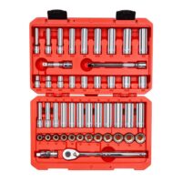 TEKTON SKT15302 3/8 in. Drive 12-Point Socket and Ratchet Set (47-Piece)