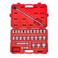 TEKTON SKT35204 3/4 in. Drive 6-Point Socket and Ratchet Set 19 mm to 50 mm (27-Piece)