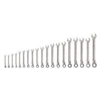 TEKTON WRC94003 19-Piece (6-24 mm) Reversible 12-Point Ratcheting Combination Wrench Set
