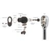TEKTON SRH11322 3/4 Inch Drive x 22 Inch Quick-Release Ratchet