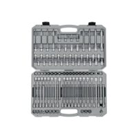 TEKTON SHB91317 3/8 in. Drive Hex, Torx, TR Torx, Phillips, Slotted, Square Bit Socket Set (110-Piece)