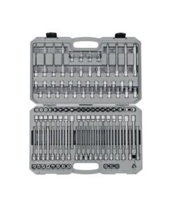 TEKTON SHB91317 3/8 in. Drive Hex, Torx, TR Torx, Phillips, Slotted, Square Bit Socket Set (110-Piece)