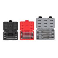 TEKTON SHB91900 3/8 in. Drive Long Hex and Torx Bit Socket Set (1/8-3/8 in., 3-10 mm, T10-T60) (31-Piece)