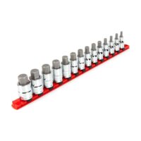 TEKTON SHB92102 1/2 in. Drive Hex Bit Socket Set (14-Piece)