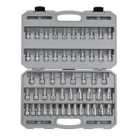 TEKTON SHB92302 1/2 in. Drive Hex, Torx, Phillips, Slotted Bit Socket Set (52-Piece)