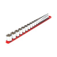 TEKTON SHD91112 3/8 in. Drive 12-Point Socket Set (19-Piece)