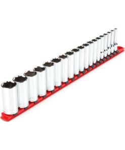 TEKTON SHD91114 3/8 in. Drive Deep 6-Point Socket Set (19-Piece)