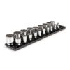 TEKTON SHD92126 1/2 in. Drive 12-Point Socket Set with Rails (3/8 in.-1-1/2 in.) (19-Piece)