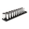 TEKTON SHD92127 1/2 in. Drive Deep 12-Point Socket Set with Rails (3/8 in.-1-1/2 in.) (19-Piece)