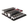 TEKTON SHD92215 1/2 in. Drive 6-Point Socket Set with Rails, (78-Piece) (3/8 in. to 1-5/16 in. 10 mm to 32 mm)