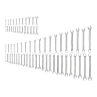 TEKTON WCB90904 1/4 - 1-1/4 in. 6 - 32 mm Stubby and Standard Length Combination Wrench Set (71-Piece)
