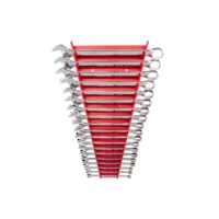 TEKTON WCB91202 Combination Wrench Set, 19-Piece (6-24 mm) - Rack