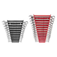 TEKTON WCB91303 1/4-3/4 in., 6-19 mm Combination Wrench Set with Rack (25-Piece)