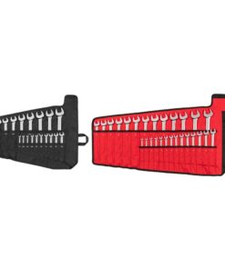TEKTON WCB94303 1/4 - 1-1/4 in., 6-32 mm Combination Wrench Set with Pouch (46-Piece)