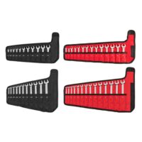 TEKTON WCB94902 1/4-3/4 in. 6-19 mm Stubby and Standard Length Combination Wrench Set with Pouch (50-Piece)