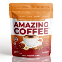 Superfoods Instant Coffee -12 Natural Superfoods - French Roast - Weight Loss & Brain Boost - Gluten Free, Non-GMO, Sugar Free, Vegan & Keto Friendly [30 Drinks, Hazelnut] - 1