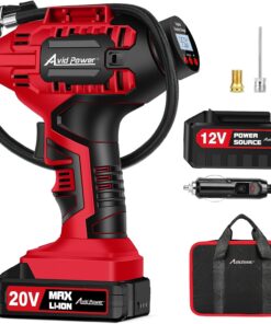 AVID POWER Tire Inflator Portable Air Compressor, 20V Cordless Car Tire Pump