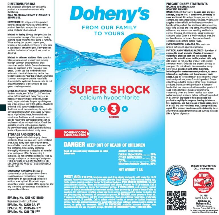 Doheny S Super Shock Lb Bags Discounttoday Net