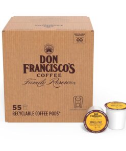 Don Francisco's Vanilla Nut Flavored Medium Roast Coffee Pods - 55 Count