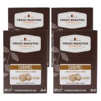 Fresh Roasted Coffee, Decaf Caramel, Flavored Coffee Pods, K-Cup Compatible, 96 Count