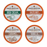 Fresh Roasted Coffee, Decaf Traditional Flavors, Flavored Coffee Pod Variety Pack, K-Cup Compatible, 96 Count