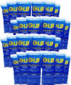 GLB 23224-24 73% Calcium Hypochlorite Chlorine Shock Treatment for Swimming Pools, 1-Pound, 24-Pack