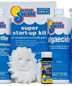 In The Swim Pool Super Opening Chemical Start Up Kit - Above Ground and In-Ground Swimming Pools - Up to 30,000 Gallons White