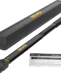 LEXIVON 1/2-Inch Drive Click Torque Wrench 25-250 Ft-Lb/33.9-338.9 Nm (LX-184)