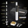 LEXIVON Butane Soldering Iron Multi-Purpose Kit | Cordless Self-Igniting Adjustable Flame 7-Tip Set | Pro-Grade (LX-770)