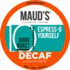 Maud's Decaf Espresso Dark Roast Coffee Pods, 100 ct