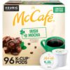 McCafe Irish Mocha, Keurig Single Serve K-Cup Pods, Flavored Coffee, 96 Count (4 Packs of 24)