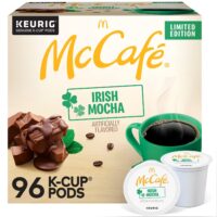McCafe Irish Mocha, Keurig Single Serve K-Cup Pods, Flavored Coffee, 96 Count (4 Packs of 24)