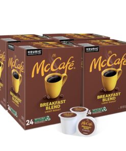 McCafe® Breakfast Blend Coffee, K-Cups, Box Of 24 Pods, Case Of 4 Boxes