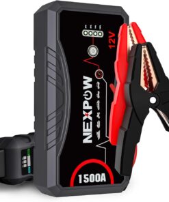 NEXPOW Car Jump Starter,Car Battery Jump Starter Pack 1500A Peak Q10S for Up to 7.0L Gas