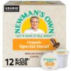 Newman's Own Organics Special Blend Decaf Keurig Single-Serve K-Cup Pods, Medium Roast Coffee, 72 Count (6 Packs of 12)