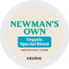 Newman's Own Organics, Special Blend, Single-Serve Keurig K-Cup Pods, Medium Roast, 120 Count (5 Boxes of 24 Pods)